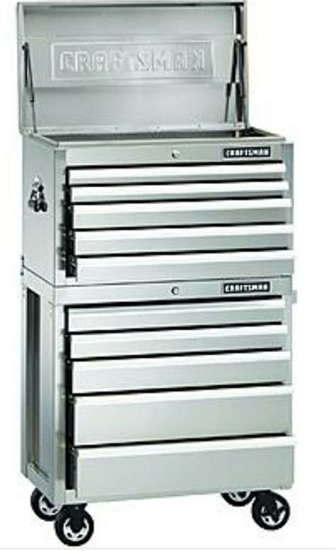 craftsman 42 stainless steel tool box|craftsman stainless tool box combo.